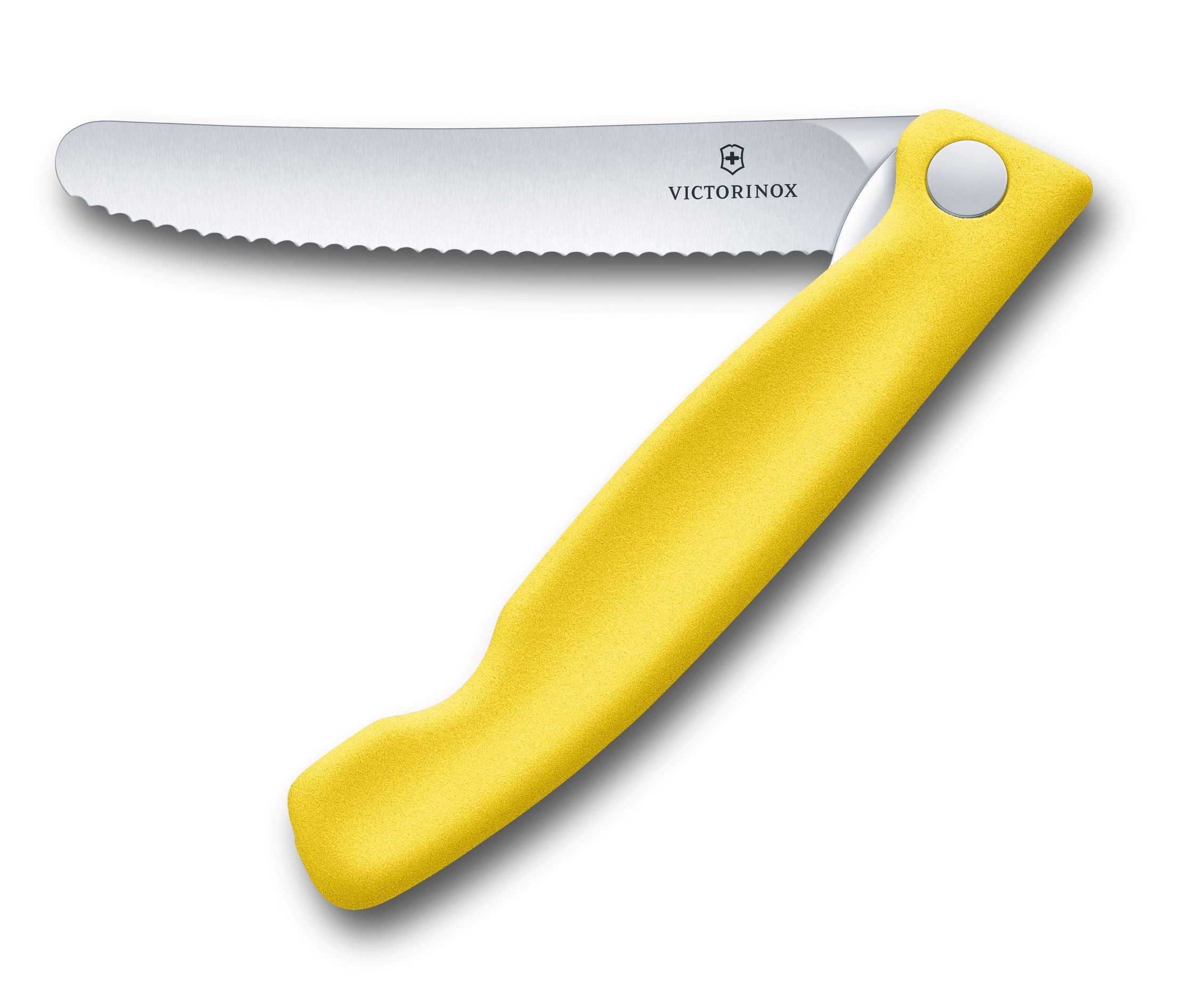 Victorinox Classic Foldable Steak & Tomato Knife 11cm - Yellow