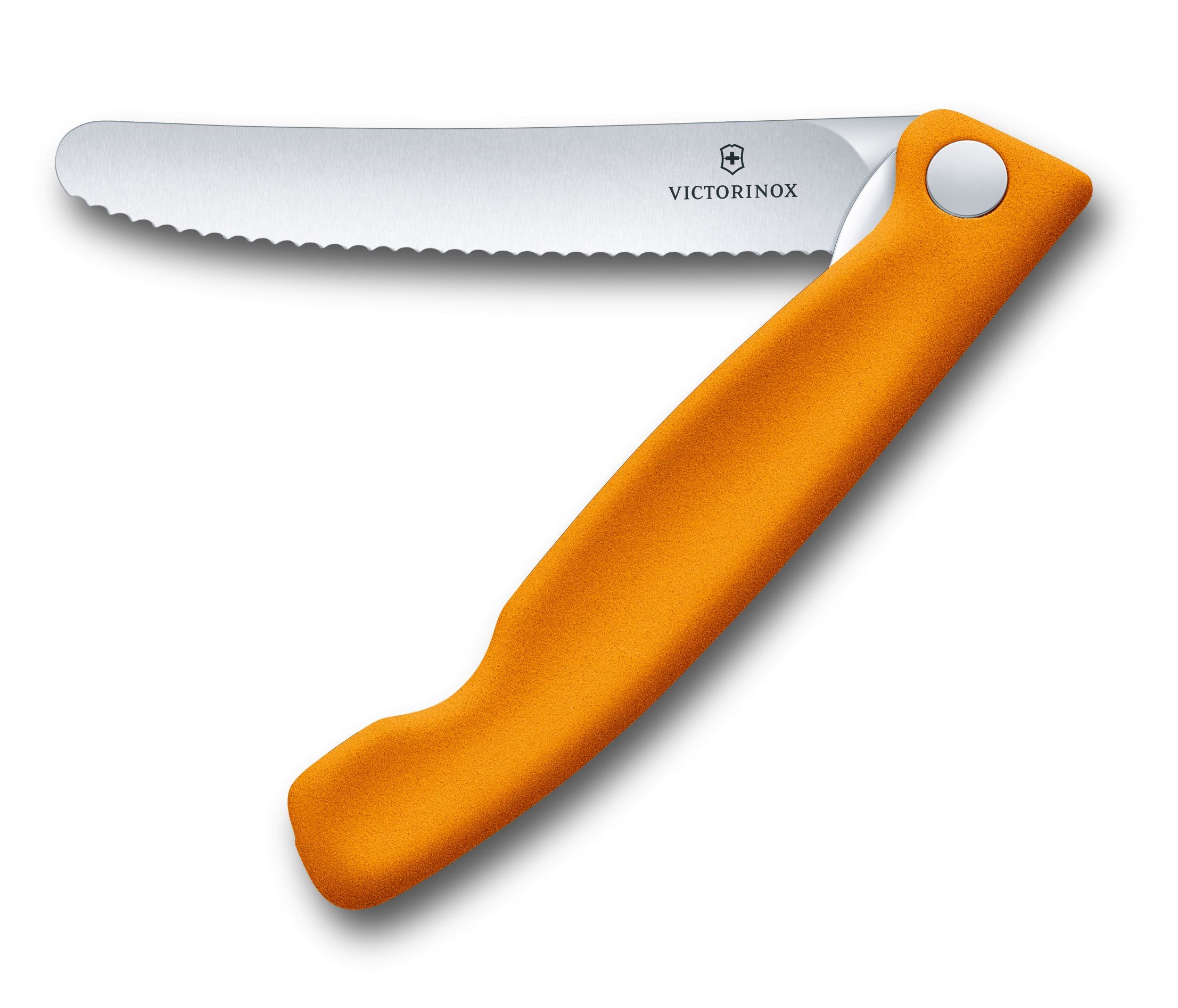 Victorinox Classic Foldable Steak & Tomato Knife 11cm - Orange