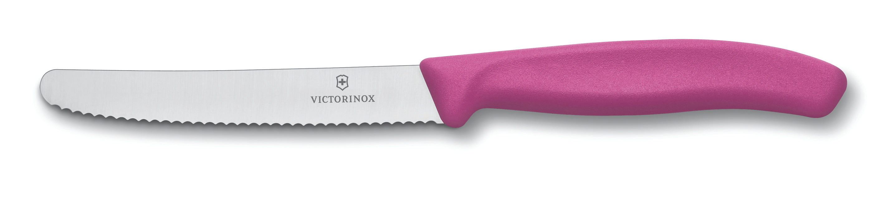 Victorinox Classic Serrated Steak & Tomato Knife 11cm - Pink