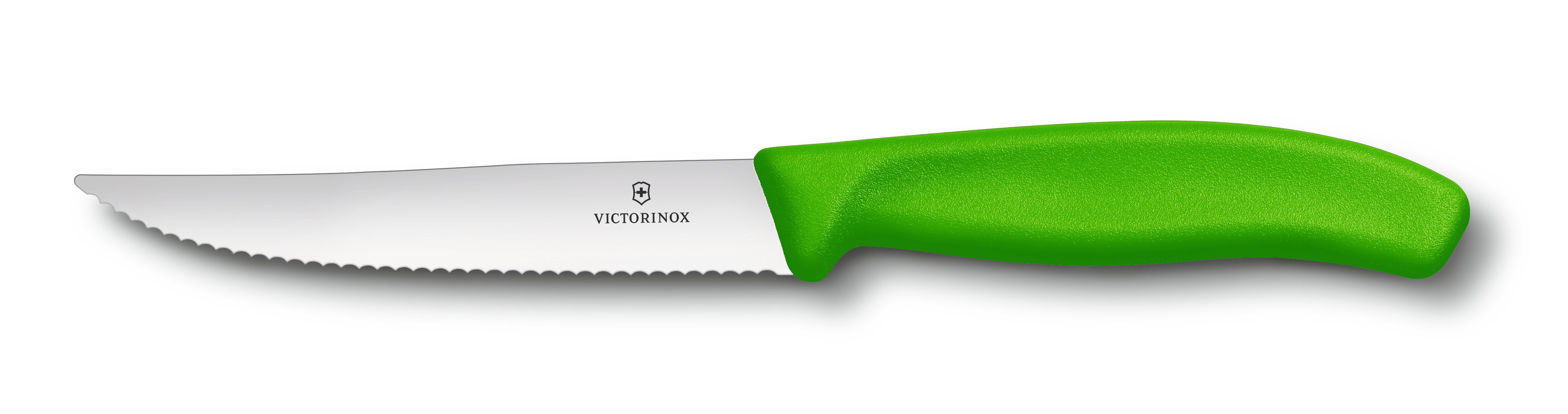 Victorinox Classic Serrated Steak & Pizza Knife 12cm - Green