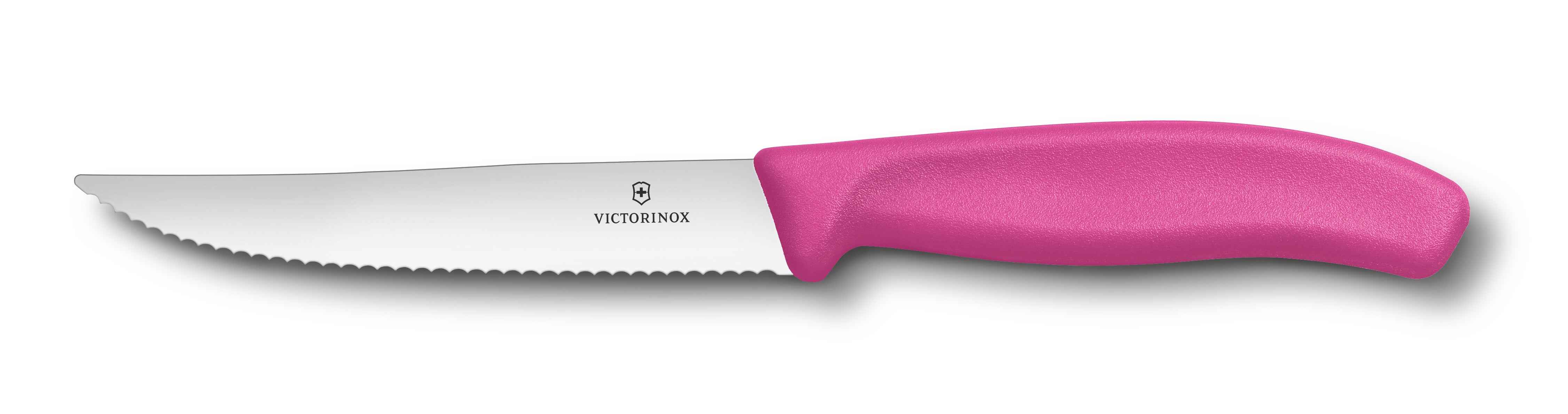 Victorinox Classic Serrated Steak & Pizza Knife 12cm - Pink
