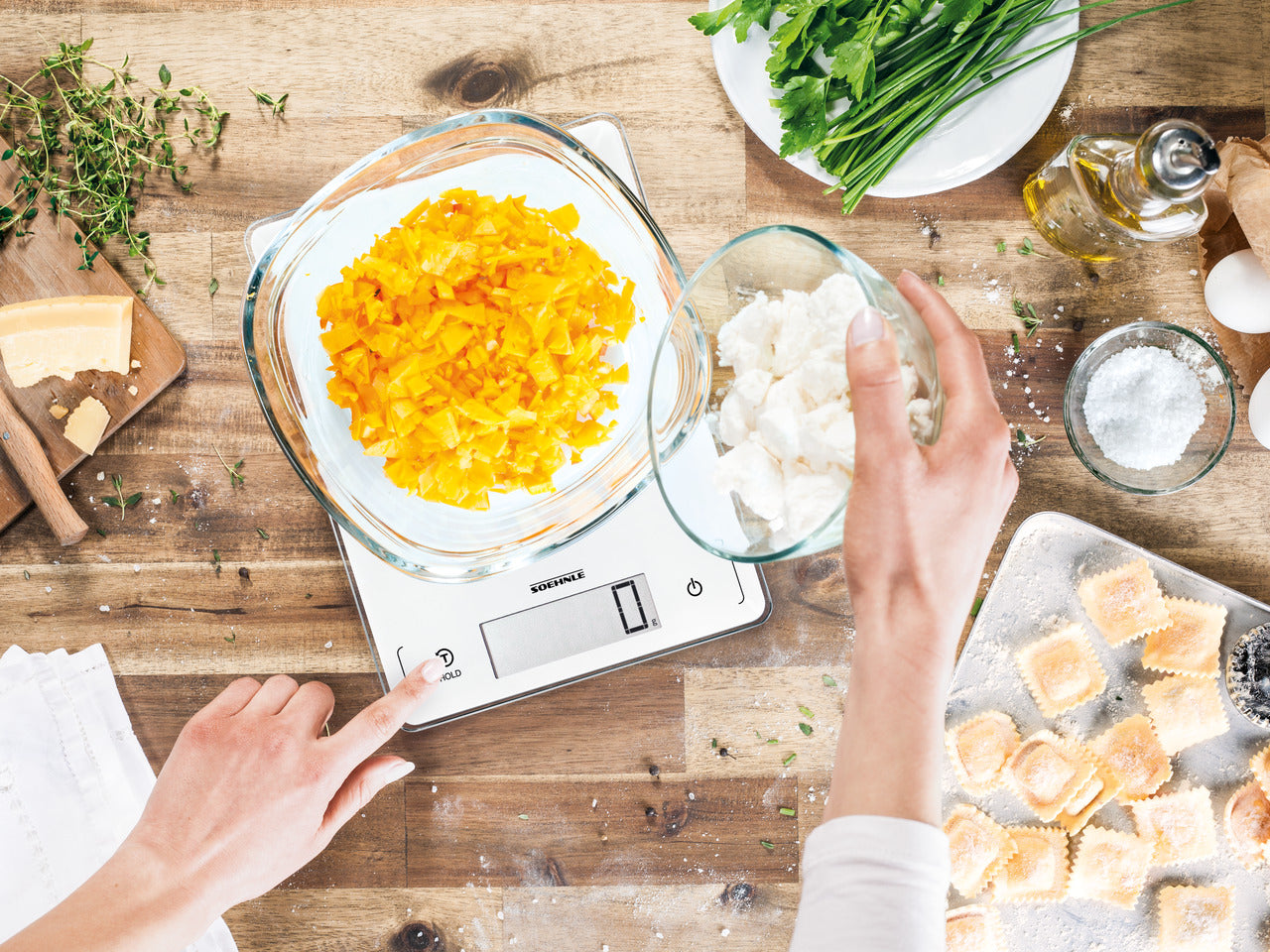 Soehnle Page Profi 300 Digital Kitchen Scale 20kg - White