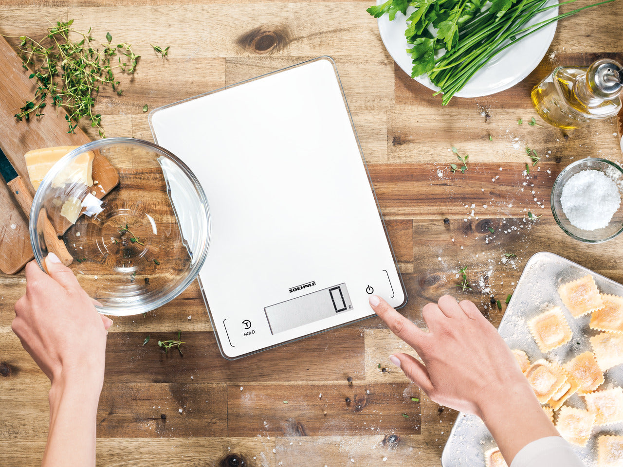 Soehnle Page Profi 300 Digital Kitchen Scale 20kg - White