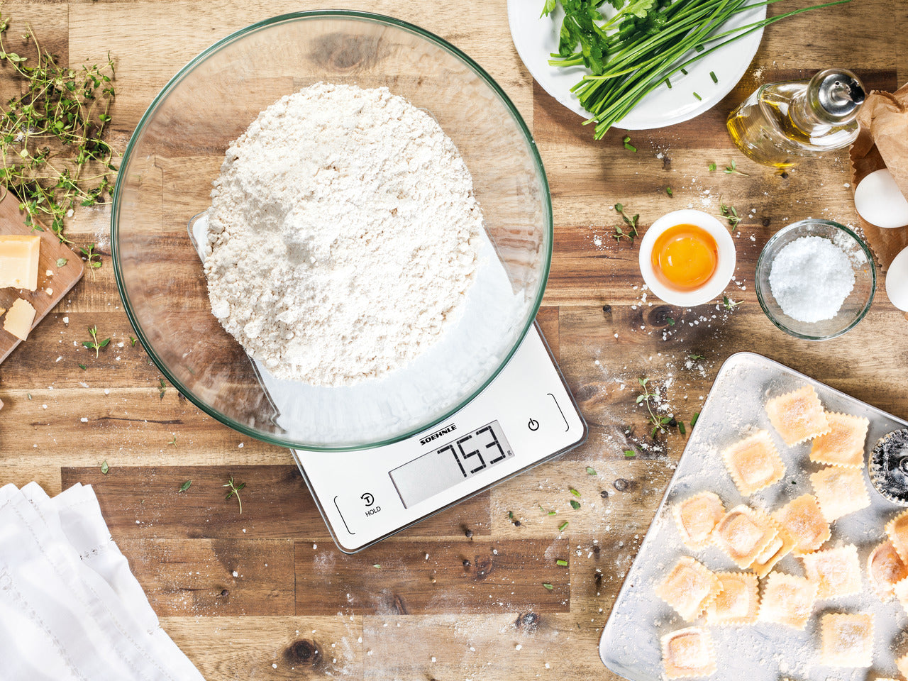 Soehnle Page Profi 300 Digital Kitchen Scale 20kg - White