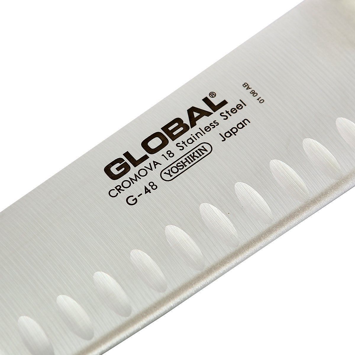 Global G-80 Santoku Knife Fluted 18cm