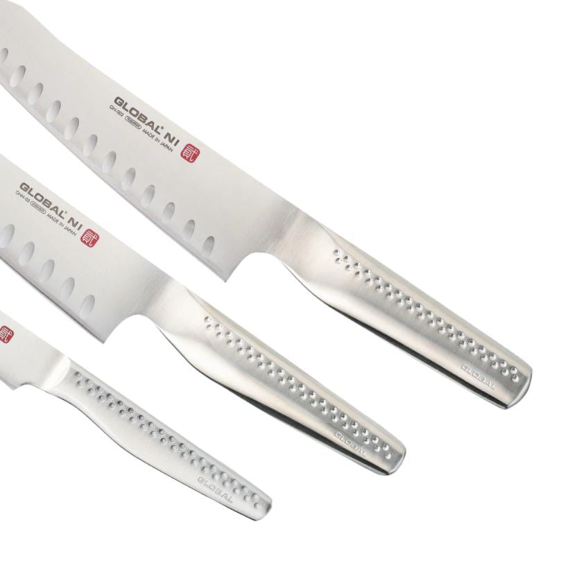 GLOBAL Ni 3 Piece Kitchen Knife Set GN-3004