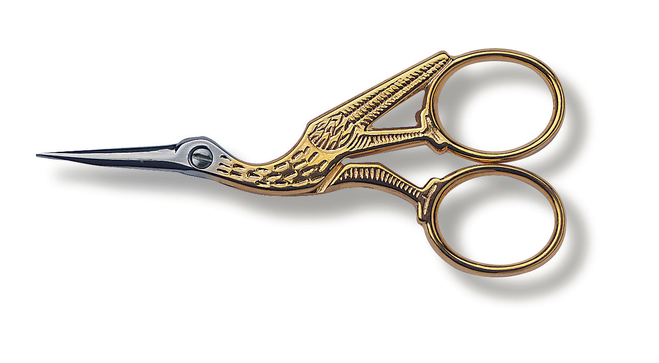 Victorinox Stork Embroidery Scissors Gold Plated 12cm