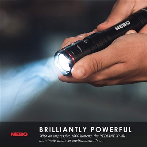 Nebo Redline X Rechargeable LED Flashlight 1800 Lumen