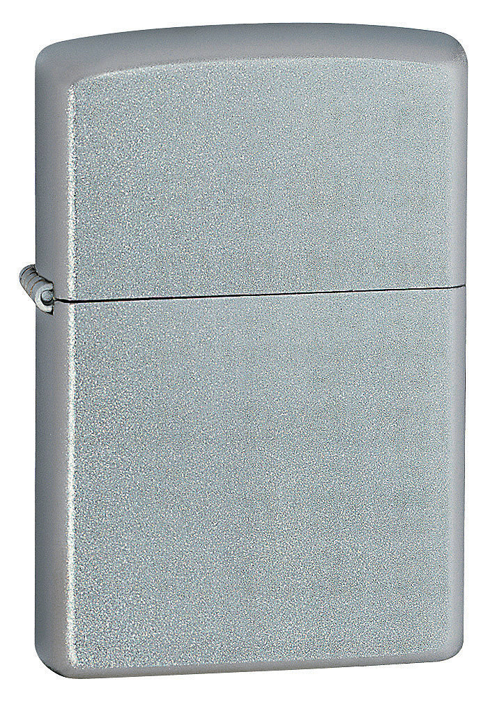 Zippo Lighter 205 Satin Chrome Silver