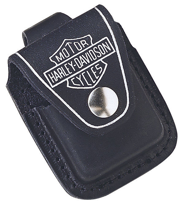 Zippo Harley Davidson Lighter Pouch Leather Black