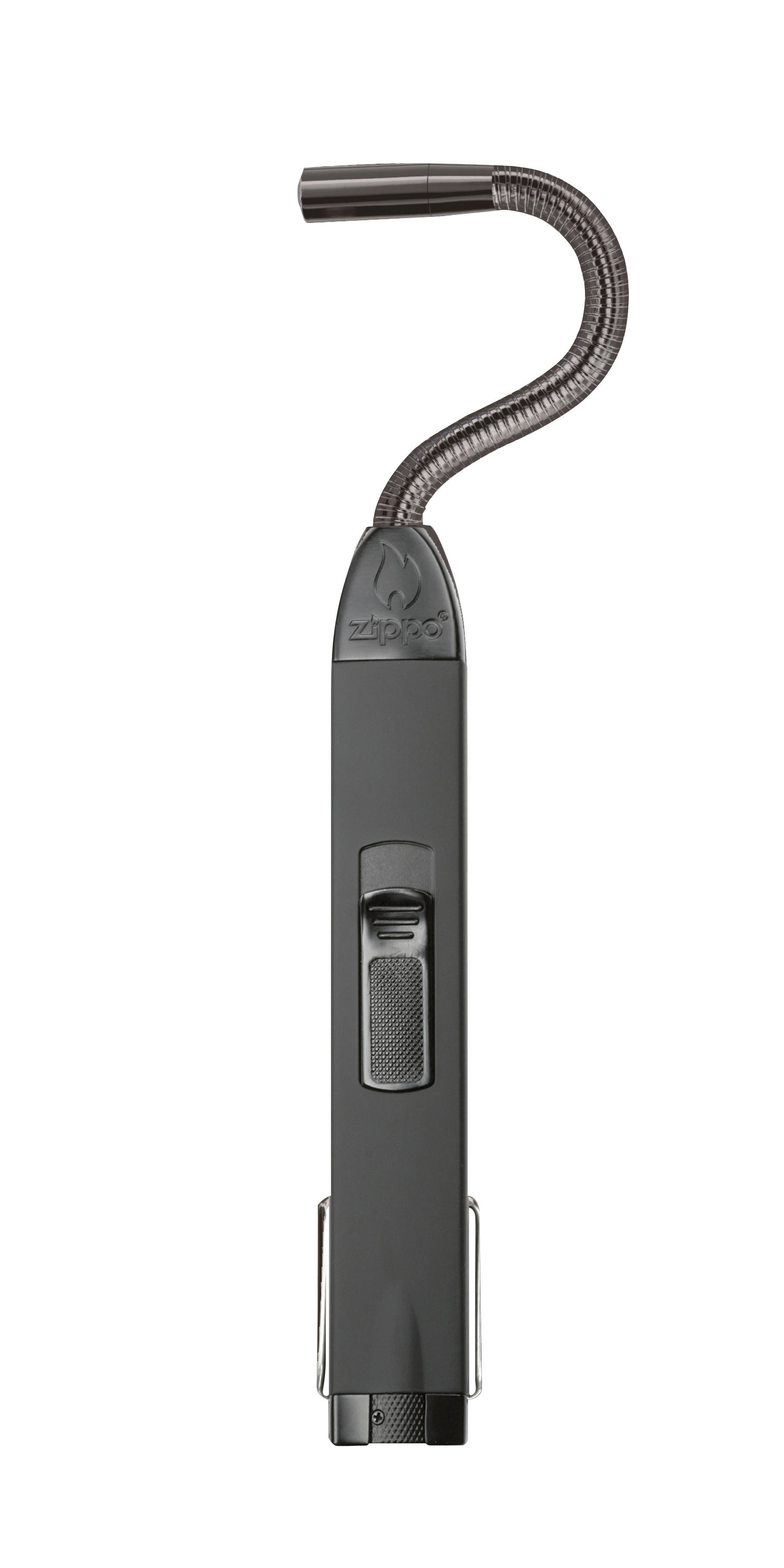 Zippo Flex Neck Black Unfilled Wind Resistant Reusable Dual Flame