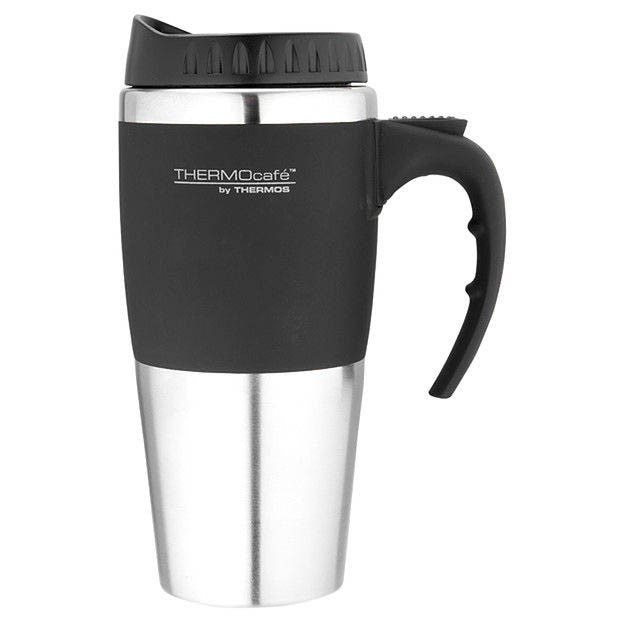 Thermos ThermoCafe Stainless Steel Double Wall Travel Mug 450ml