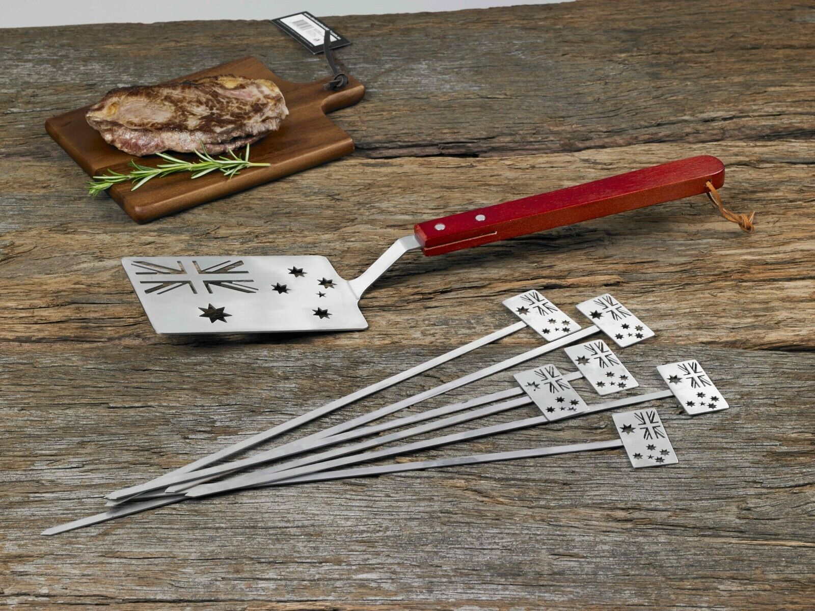 Davis & Waddell Maverick Australian Flag BBQ Skewer Set of 6