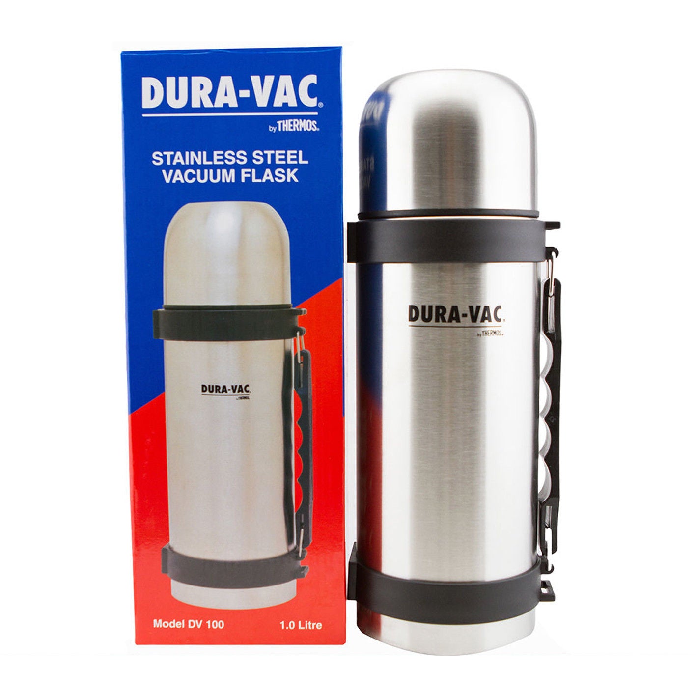 Thermos Dura-Vac Stainless Steel Vacuum Insulated Flask 1.0 Litre