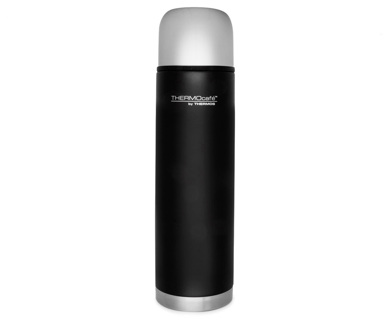 Thermos Thermocafe Vacuum Insulated Slimline Flask 1.0 Litre - Matte Black