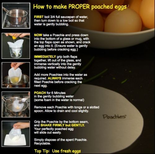 Wiltshire Non-stick Egg Poacher 20 Bags