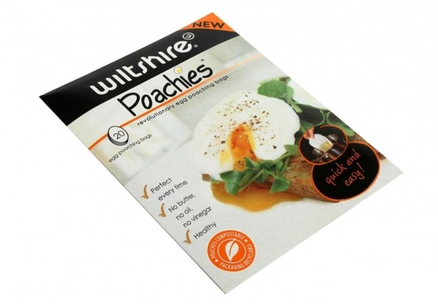 Wiltshire Non-stick Egg Poacher 20 Bags