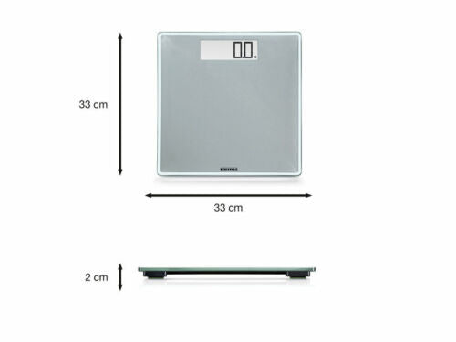 Soehnle Style Sense Comfort 400 Silver Bathroom Scales 180kg